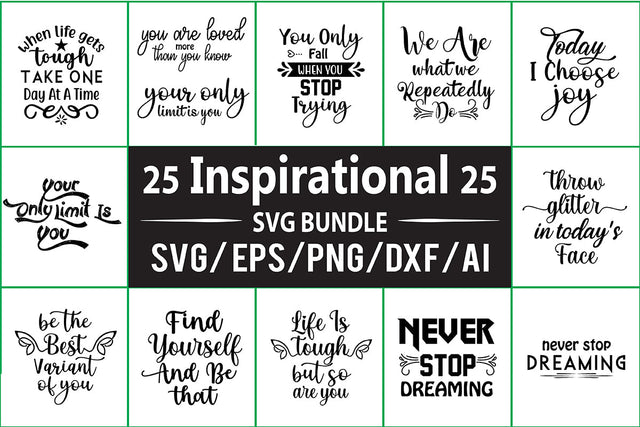 Inspirational Bundle SVG SVG nirmal108roy 