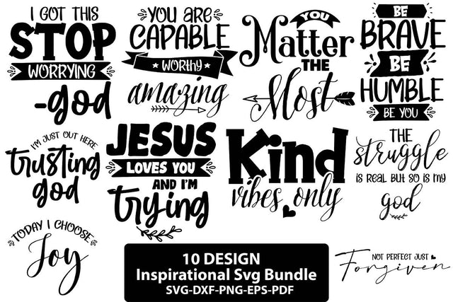 Inspirational Bundle Svg SVG shah alam 