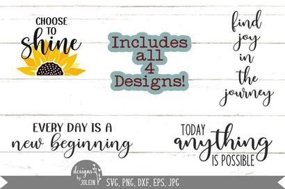 Inspirational Mini Bundle SVG Designs by Jolein 