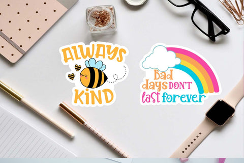 Inspirational Stickers PNGs - So Fontsy