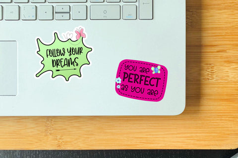 Inspirational Motivational Stickers Bundle for Kids SVG Happy Printables Club 