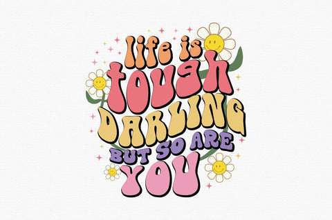 Inspirational Quote Retro Sublimation SVG designartist 