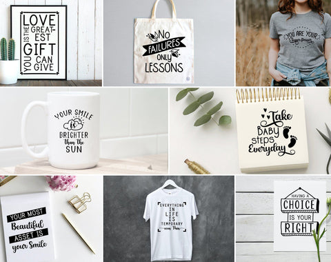 Inspirational quotes bundle svg, motivational quotes bundle SVG Redearth and gumtrees 