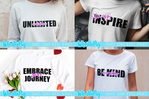 Inspirational Quotes Svg Bundle Inspiration Svg Bundle Confidence Svg Bundle Positive Quotes Svg Bundle Kindness Svg Bundle Inspirational SVG Whistlepig Designs 