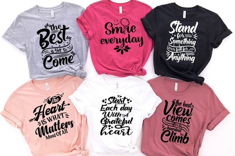 Inspirational Quotes SVG bundle, mental health cutting files SVG Paper Switch 