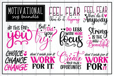 Inspirational Quotes SVG Bundle, Motivational Svg, Quote Svg, Believe Svg, Saying Svg, Inspirational Svg, Bible Verse Svg, God Svg SVG designstore 