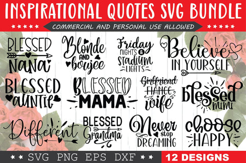 Inspirational Quotes SVG Bundle SVG Ariyan 