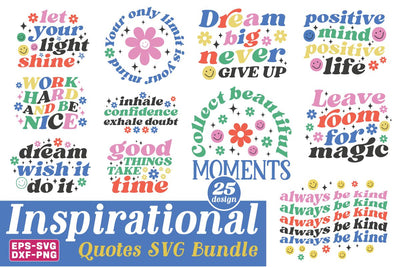 Inspirational Quotes SVG Bundle SVG md faruk hossain 
