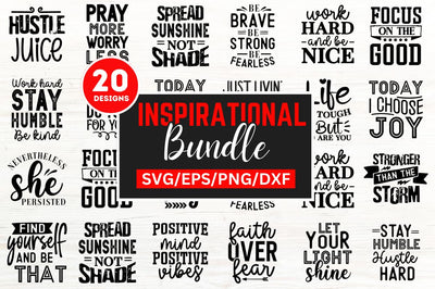 Inspirational Quotes SVG bundle SVG SH_Tee store 