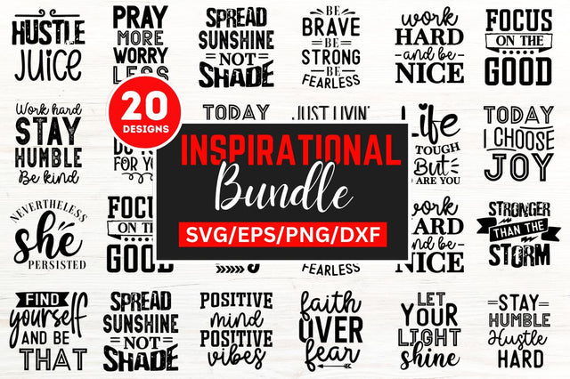 Inspirational Quotes SVG bundle SVG SH_Tee store 