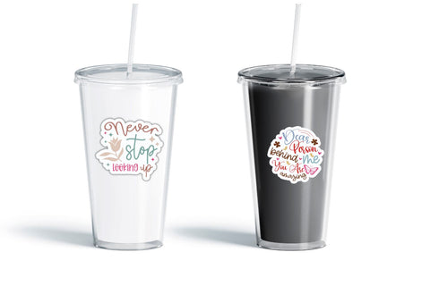 Inspirational Sticker Bundle Sublimation DESIGNS DARK 