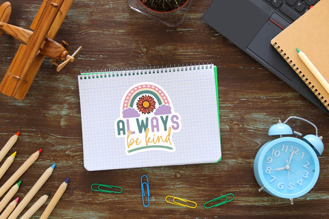 Inspirational Sticker Bundle Sublimation DESIGNS DARK 