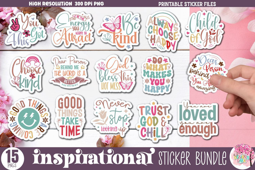 Inspirational Sticker Bundle - So Fontsy