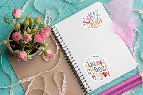 Inspirational Sticker Bundle Sublimation DESIGNS DARK 