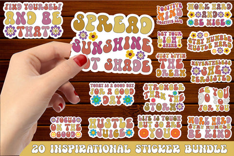 Inspirational Sticker Bundle SVG Rupkotha 