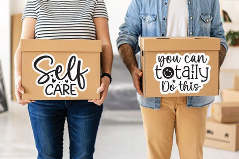 Inspirational Stickers Svg Bundle SVG md faruk hossain 