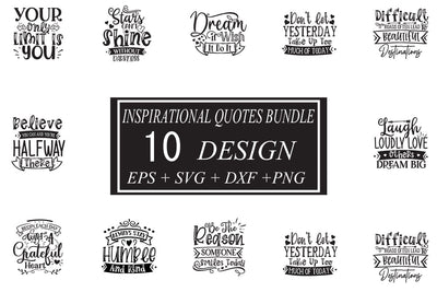Inspirational SVG bundle 10 design SVG svgteam 