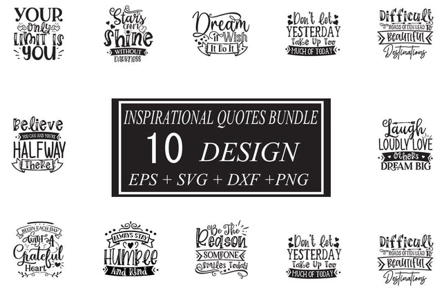 Inspirational SVG bundle 10 design SVG svgteam 
