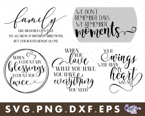 Inspirational Svg Bundle | Inspirational Round Sign Svg SVG Crafty Mama Studios 