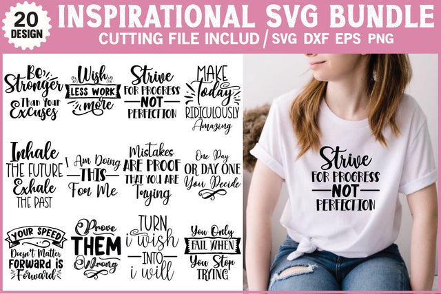 Inspirational Svg Bundle Motivational quotes SVG md faruk hossain 