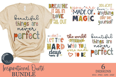 Inspirational SVG Bundle-Motivational SVG-Positive Quote SVG Bundle SVG Linden Valley Designs 