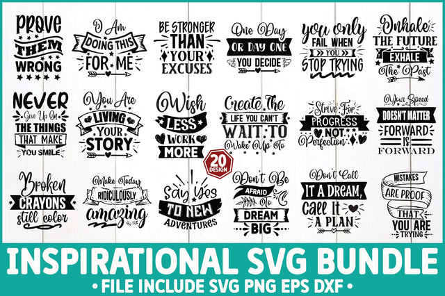 Inspirational Svg Bundle SVG Ariyan 