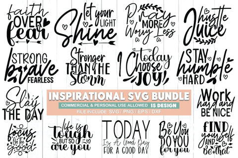 Inspirational SVG Bundle SVG Ariyan 