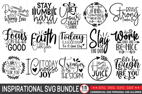 Inspirational SVG Bundle SVG Ariyan 