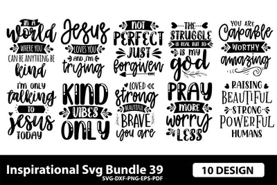 Inspirational Svg Bundle SVG shah alam 