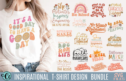Inspirational Svg Bundle, T-shirt Design SVG Crazy Craft 