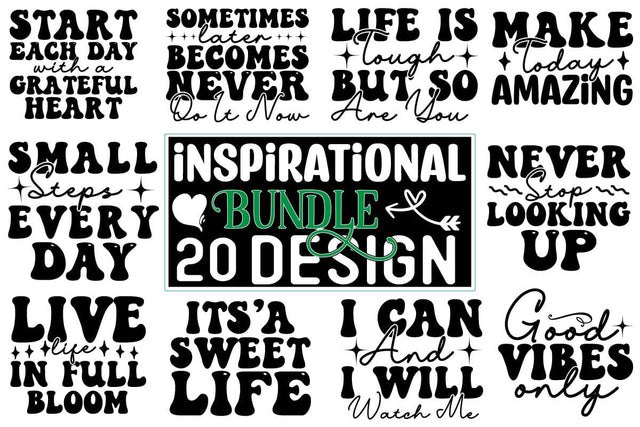 Inspirational SVG Design Bundle SVG CraftingStudio 