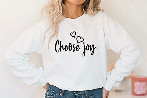 Inspirational SVG Design, Choose joy SVG FiveStarCrafting 