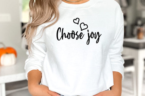 Inspirational SVG Design, Choose joy SVG FiveStarCrafting 