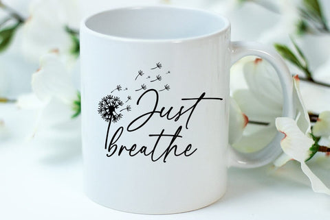 Inspirational SVG Design, Just breathe SVG FiveStarCrafting 