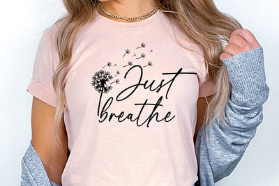 Inspirational SVG Design, Just breathe SVG FiveStarCrafting 