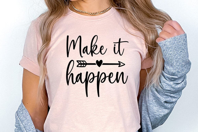 Inspirational SVG Design, Make it happen SVG FiveStarCrafting 