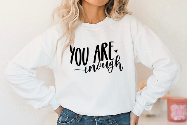 Inspirational SVG Design, you are enough SVG FiveStarCrafting 