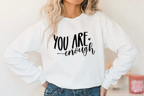 Inspirational SVG Design, you are enough SVG FiveStarCrafting 