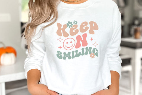 Inspirational SVG, Keep on smiling SVG FiveStarCrafting 