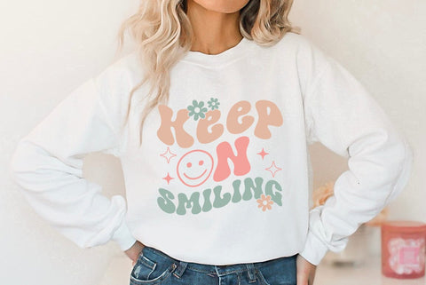 Inspirational SVG, Keep on smiling SVG FiveStarCrafting 