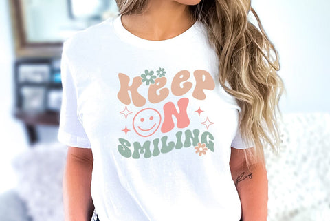 Inspirational SVG, Keep on smiling SVG FiveStarCrafting 