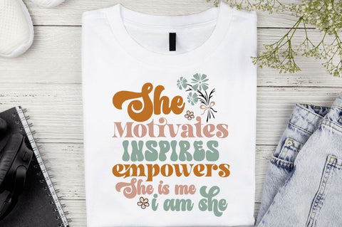 Inspirational T-Shirt Design Bundle SVG Regulrcrative 