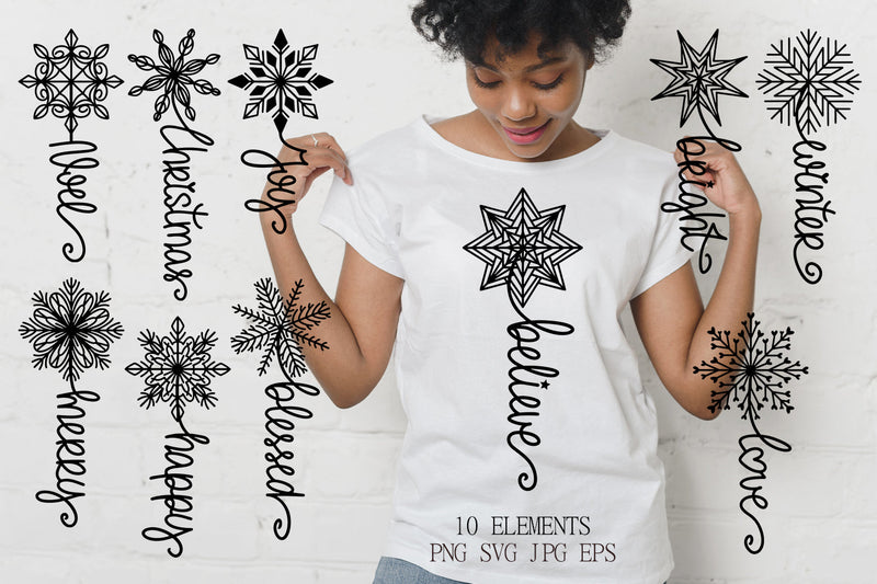 Inspirational Winter Quotes SVG Bundle | Christmas Designs SVG Pfiffen's World 