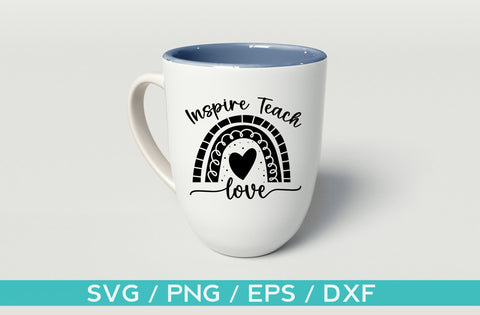 Inspire teach love, teacher svg designs SVG MD mominul islam 