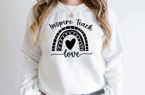Inspire teach love, teacher svg designs SVG MD mominul islam 