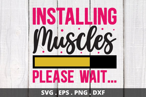 installing muscles please wait SVG Designangry 