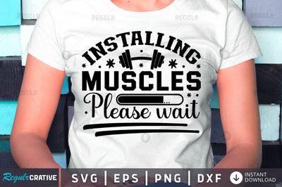 Installing muscles please wait SVG SVG Regulrcrative 