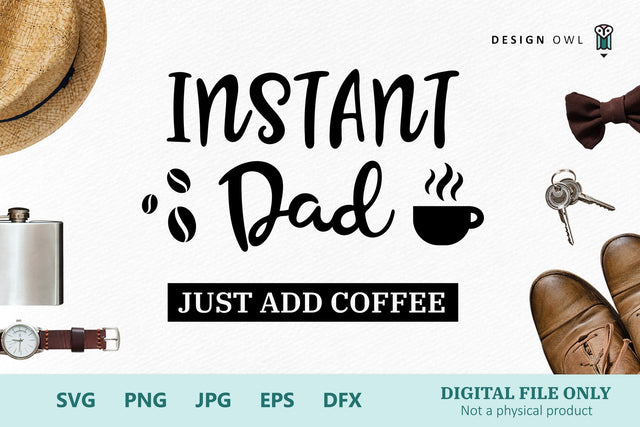 Instant Dad SVG Design Owl 