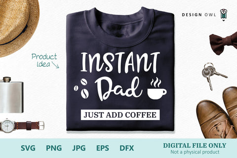Instant Dad SVG Design Owl 