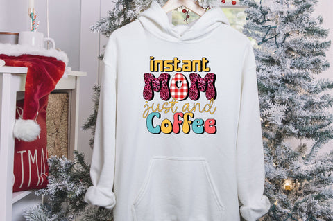 instant Mom just and Coffee Sublimation SVGArt 